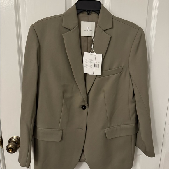 Anine Bing Quinn Oversized Blazer, XSmall, New with Tags, Green - Picture 6 of 12